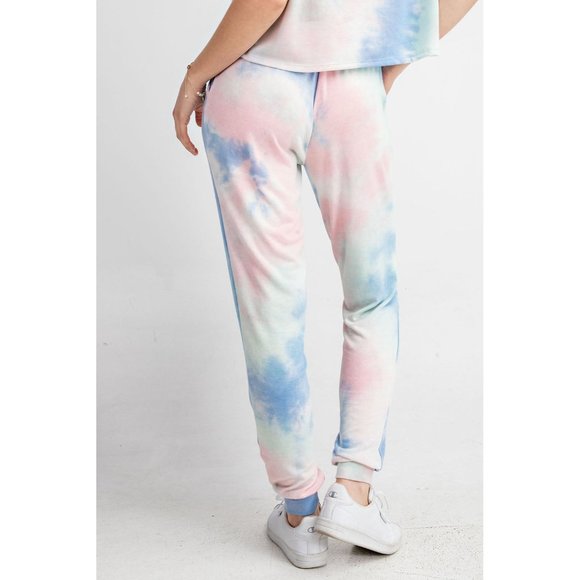 143 Story Cotton Candy Tie Dye Jogger Pant - Picture 4 of 5